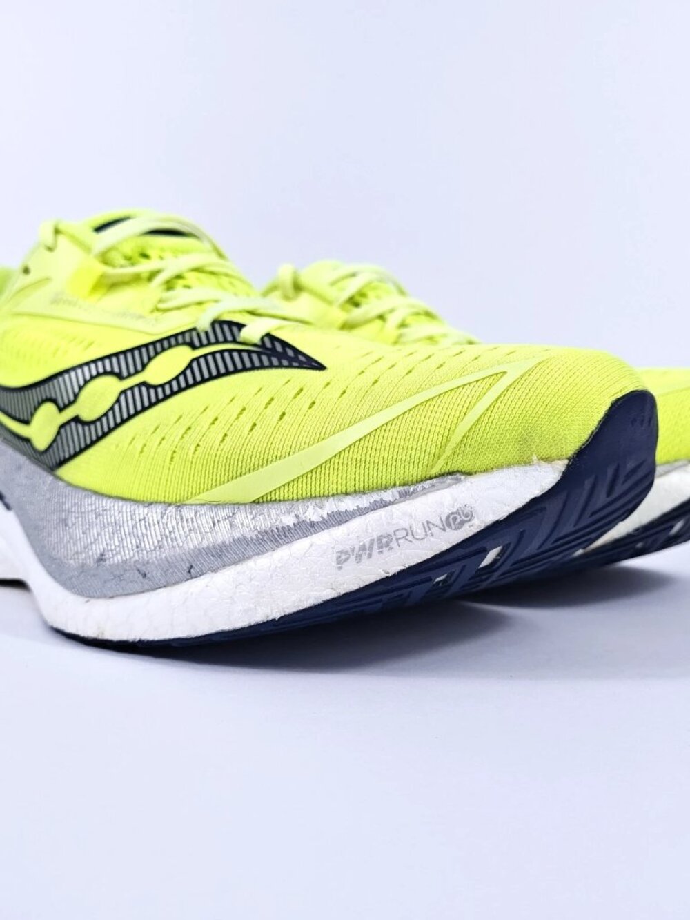 Saucony Endorphin Speed 4 Mens 11 Lightweight Nylon Plate Running Shoes Green